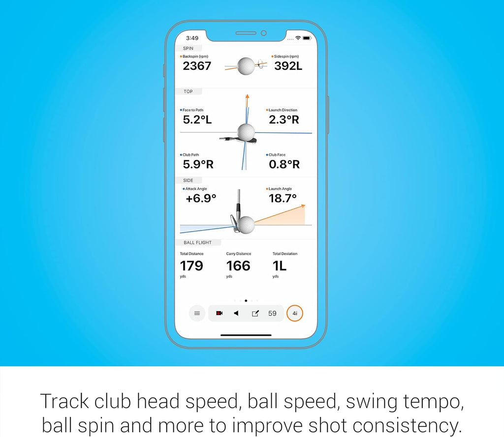 Garmin Approach R10, Portable Golf Launch Monitor, Take Your Game Home, Indoors or to The Driving Range, Up to 10 Hours Battery Life - 010-02356-00 | Tracks 12+ metrics, shot dispersion, video clips, virtual rounds, 10-hour battery