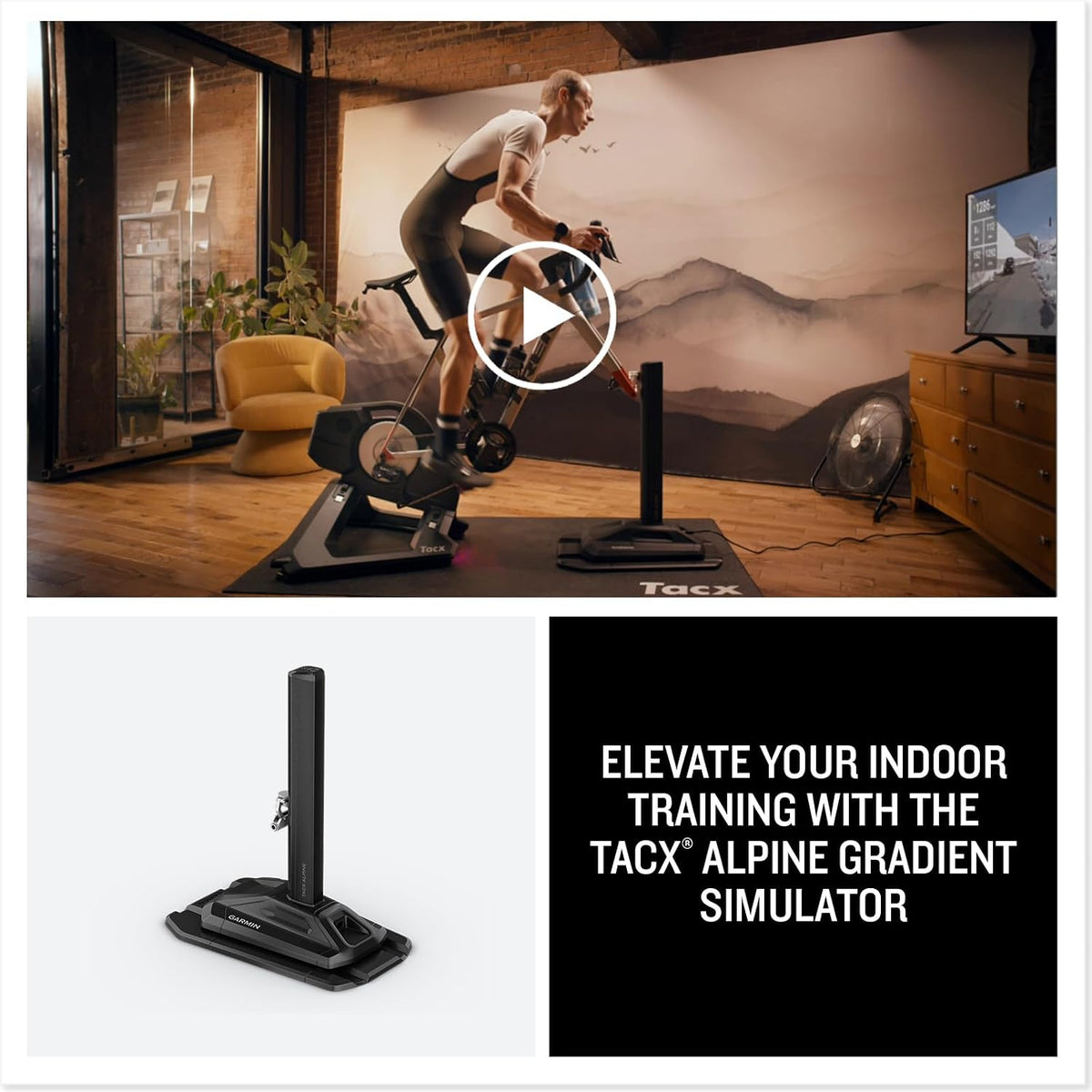 Garmin TacX® Alpine, Gradient Simulator for Indoor Training