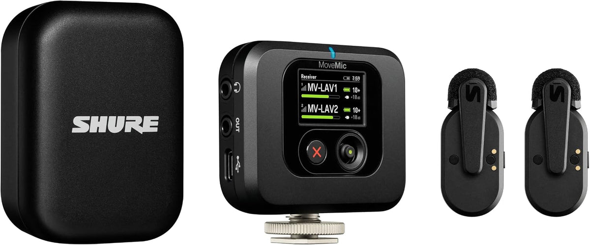 Shure MoveMic 2 Kit Wireless Lavalier Microphone System