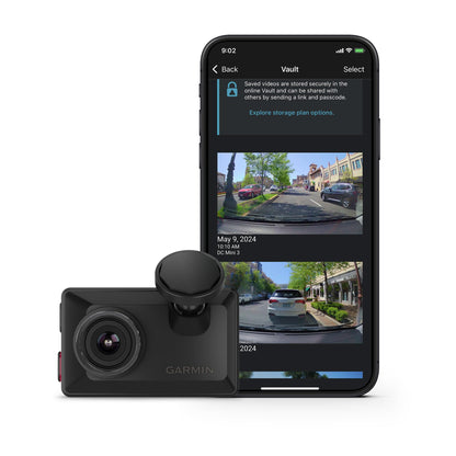 Garmin Dash Cam™ Live, 24/7 Live View, Always-Connected Dash Cam
