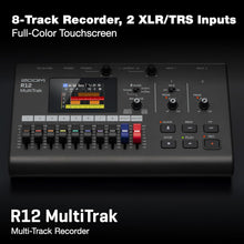Zoom R12 Portable Recorder for Musicians with 8 Tracks, FX & Drum Loops