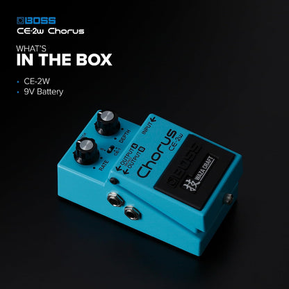 BOSS CE-2W Chorus Premium Waza Craft Guitar Effect Pedal with Analog Circuitry