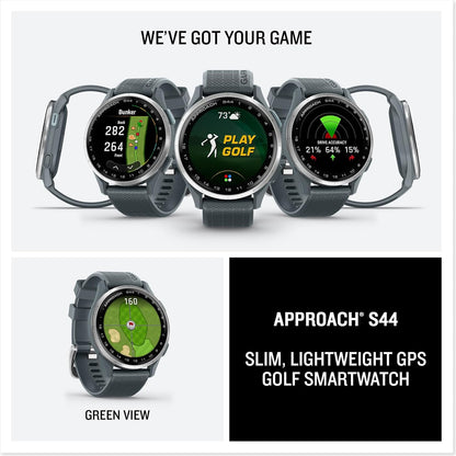 Garmin Approach® S44, Golf GPS Smartwatch, 43mm, Twilight