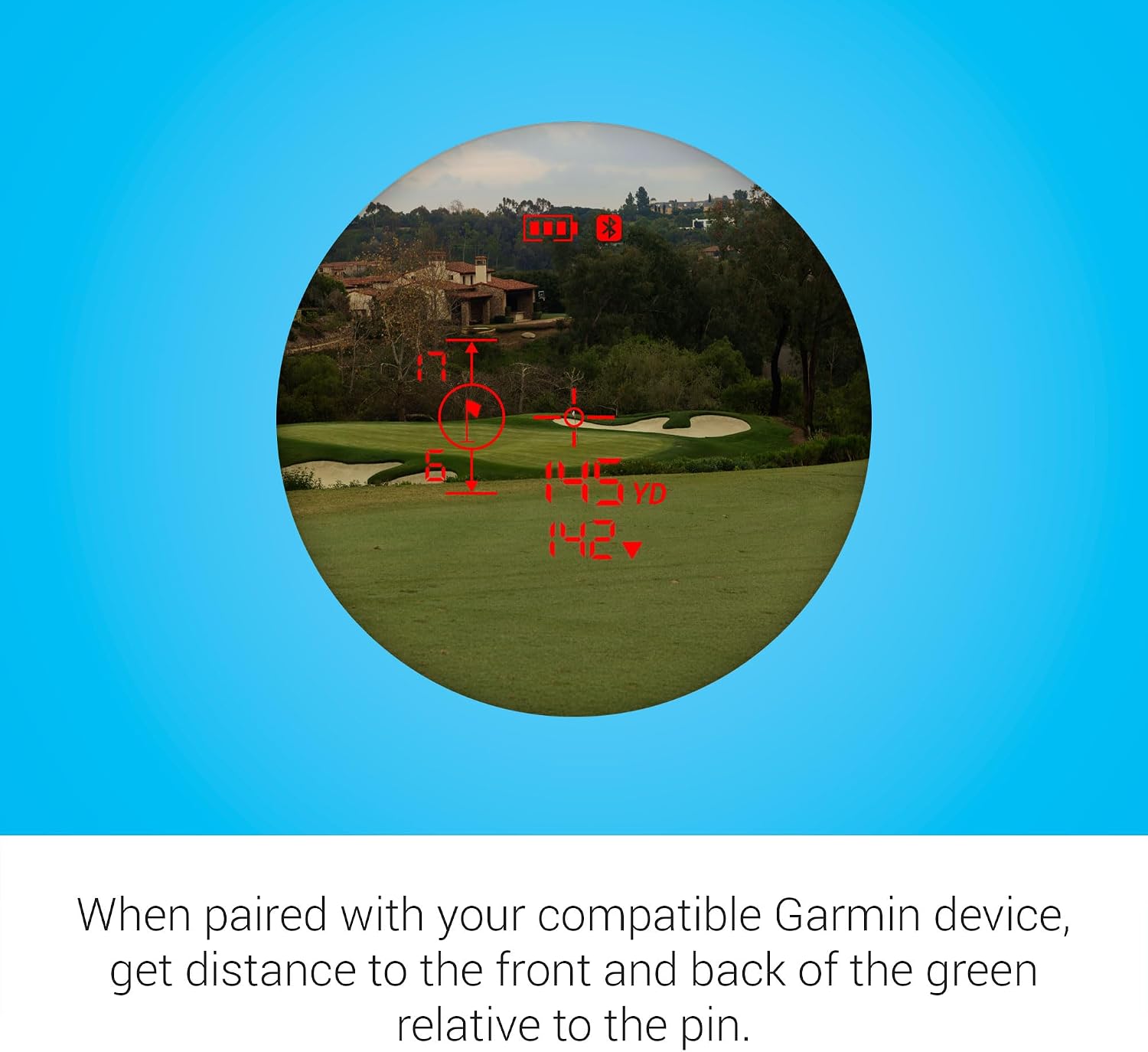 Garmin Approach® Z30, Golf Laser Range Finder | Easy-to-Read OLED Display, Range Up to 400 Yards, Send Ranged Distances to Your Compatible Golf Smartwatch or Handheld
