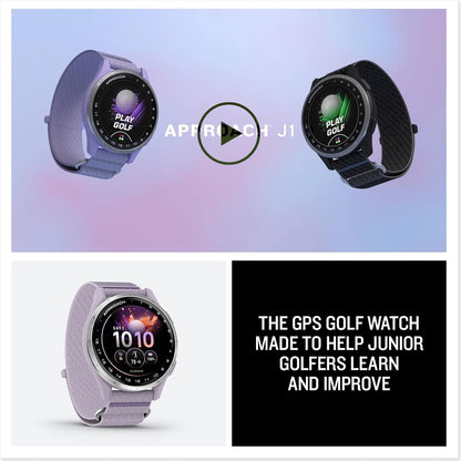 Garmin Approach® J1, Junior Golf Watch with GPS, 43mm, Lilac | Lightweight GPS Golf Watch Built for Junior Golfers, Simplified Interface, Tee-Off Guidance, Pace-of-Play Timer