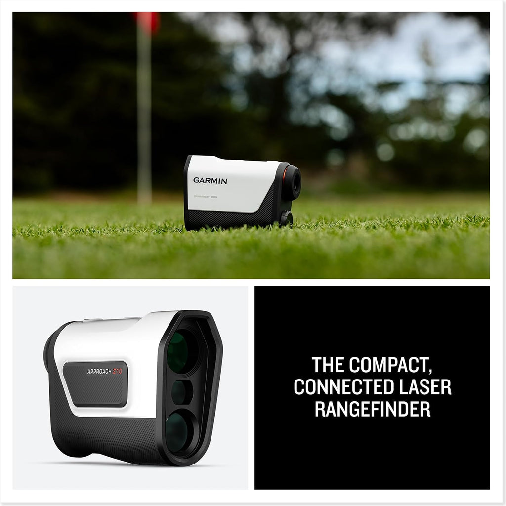 Garmin Approach® Z10, Compact Laser Rangefinder | Range up to 350 Yards with 6x Magnification, Sends Ranged Distances to Your Compatible Garmin Golf Smartwatch or Handheld