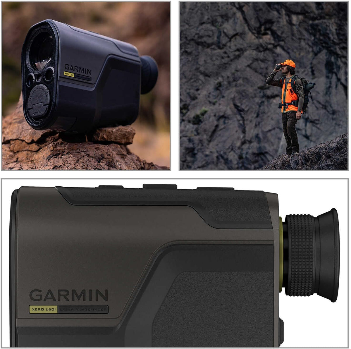 Garmin Xero® L60i Rangefinder, Premium Rangefinder, High-Resolution, Full-Color Graphic Overlay, Displays Distance, Mapping, Navigation and More