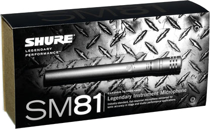 Shure SM81-LC Cardioid Condenser Instrument Microphone