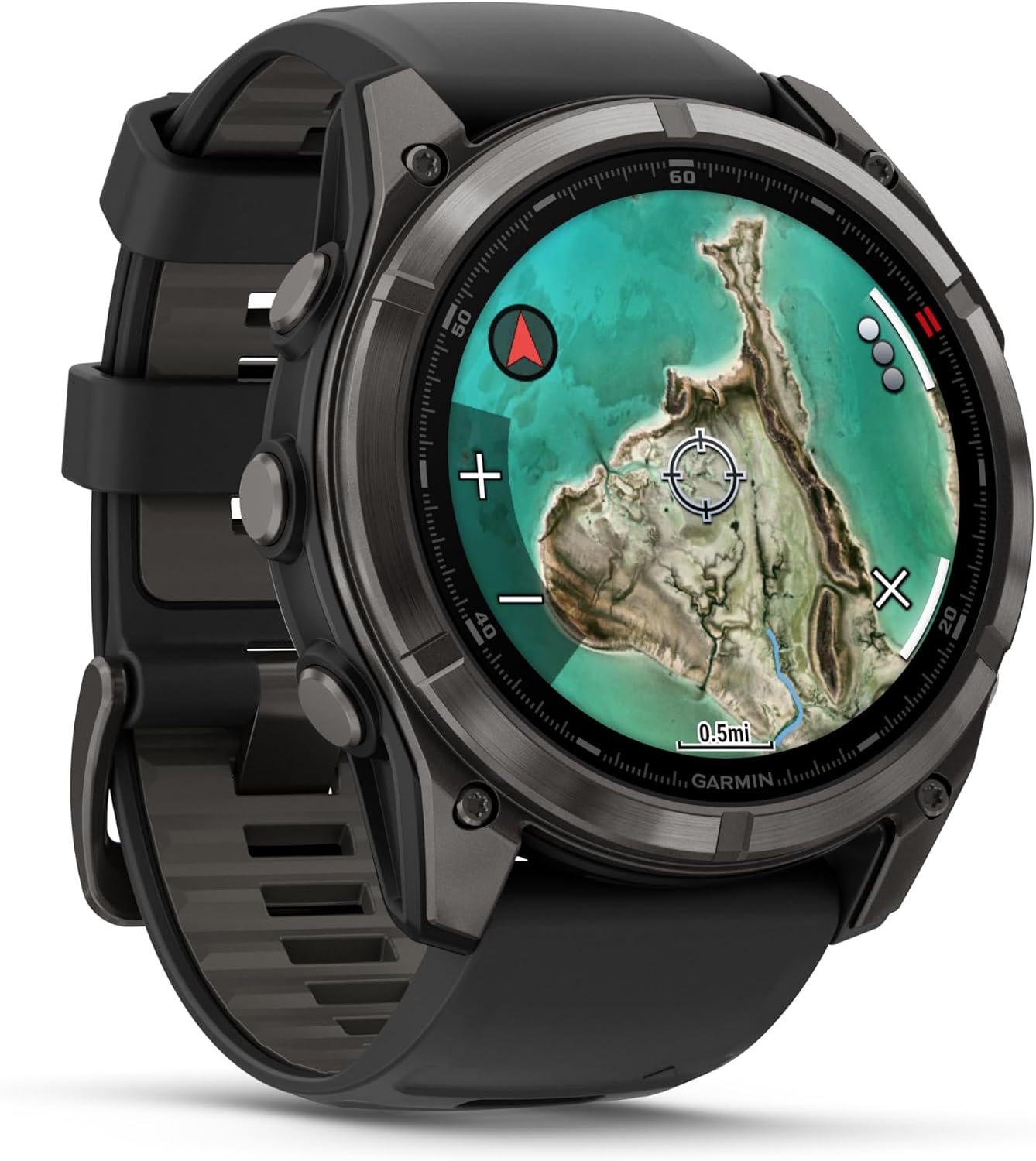 Garmin fēnix® 8 Pro, 47mm MicroLED, Sapphire DLC Titanium Black/Pebble Gray