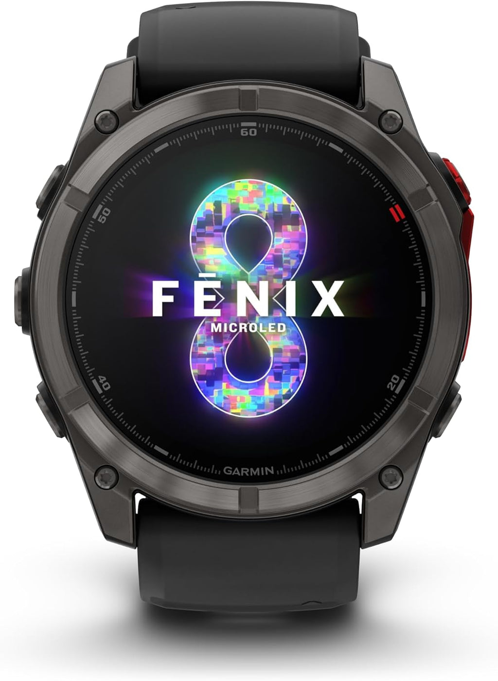 Garmin fēnix® 8 Pro, 47mm MicroLED, Sapphire DLC Titanium Black/Pebble Gray