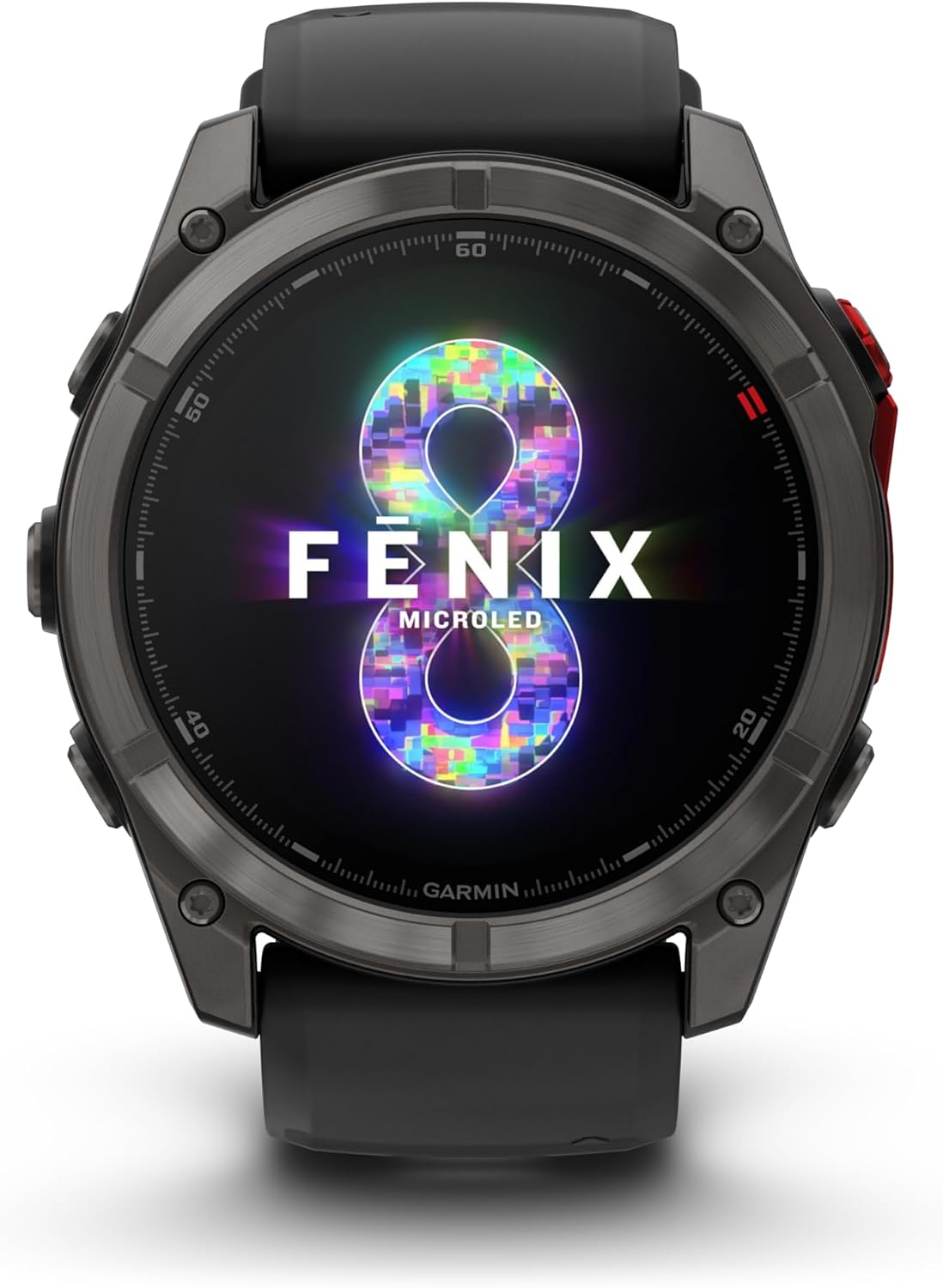 Garmin fēnix® 8 Pro, 47mm MicroLED, Sapphire DLC Titanium Black/Pebble Gray
