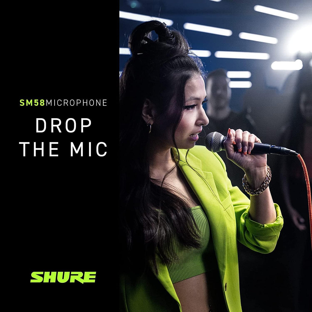 Shure SM58S Pro XLR Dynamic Vocal Microphone with On/Off Switch