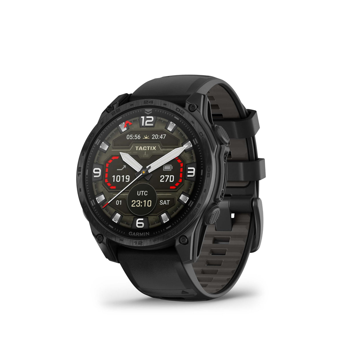 Garmin tactix® 8 Tactical GPS Smartwatch, 51mm Slate Gray Cerakote® Coating | AMOLED Display, Includes Applied Ballistics Ultralight™ Solver, Dedicated Tactical Features, Built-In Flashlight
