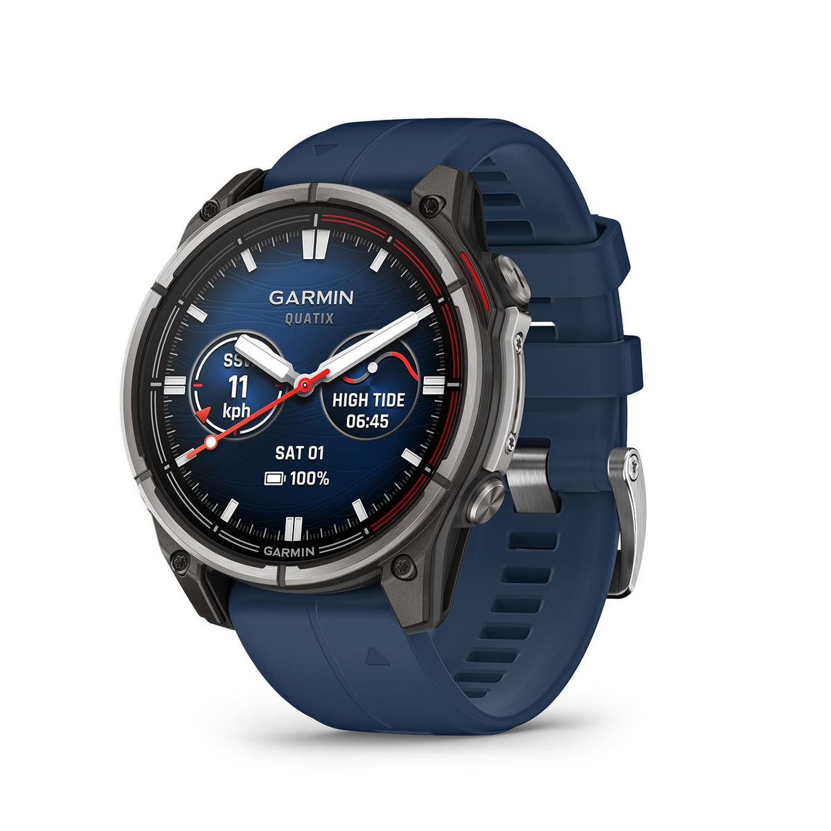 Garmin quatix® 8, Marine GPS Smartwatch, 47mm | Ultimate Nautical Smartwatch, AMOLED Display, Chartplotter Control, Built-In Flashlight, Dedicated Marine Features