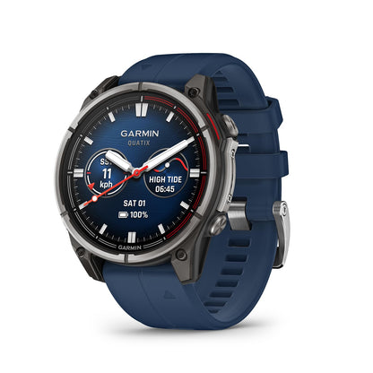 Garmin quatix® 8, Marine GPS Smartwatch, 47mm | Ultimate Nautical Smartwatch, AMOLED Display, Chartplotter Control, Built-In Flashlight, Dedicated Marine Features
