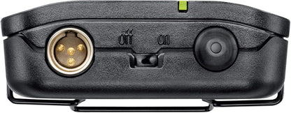 Shure BLX14 Wireless Instrument System H11 Band (572–596 MHz) – BLX4 Receiver, BLX1 Bodypack Transmitter & 1/4" Guitar Cable, Up to 14 Hr Battery, 300 ft Range