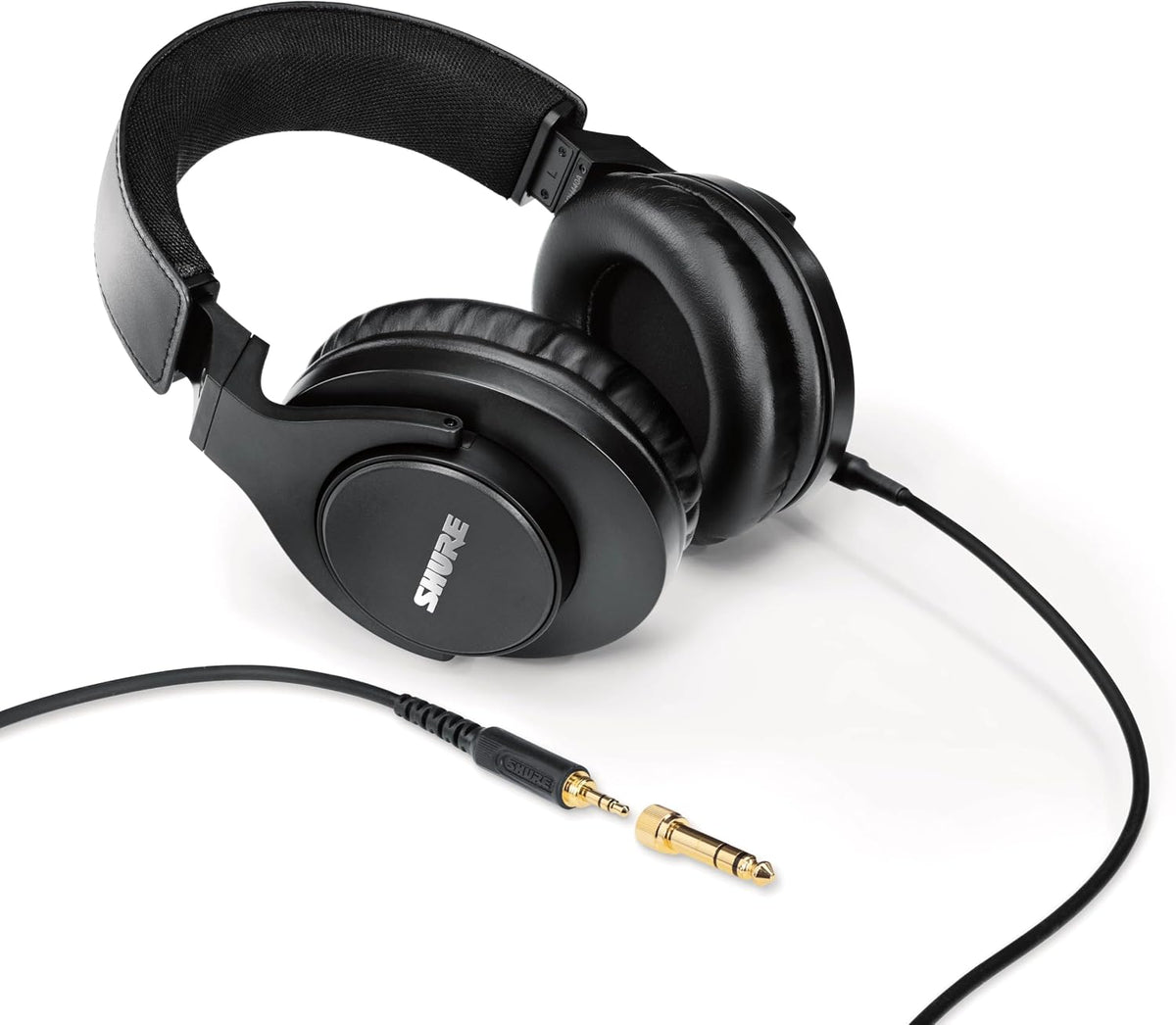 Shure SRH440A Over-Ear Wired Studio Headphones for Recording