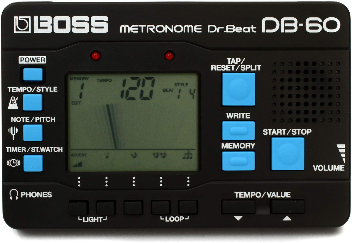 BOSS DB-90 Dr. Beat Portable Metronome (DB-90), BLACK