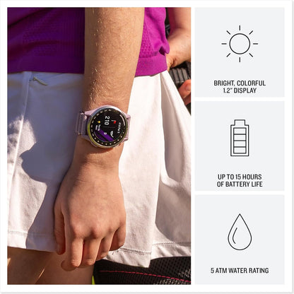 Garmin Approach® J1, Junior Golf Watch with GPS, 43mm, Lilac | Lightweight GPS Golf Watch Built for Junior Golfers, Simplified Interface, Tee-Off Guidance, Pace-of-Play Timer