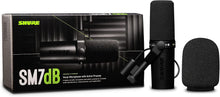 Shure SM7dB Dynamic Vocal Mic with Preamp for Streaming - Black