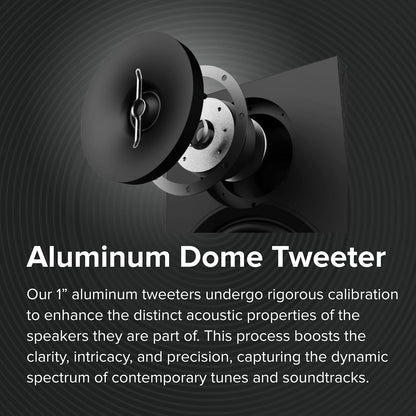ELAC Debut 3.0 DC53-BK Center Channel Speaker, Black Ash - 1” Aluminum Dome Tweeter & Dual 5.25” Aramid Fiber Woofers - 2-Way Bass Reflex - 57Hz to 38KHz Response