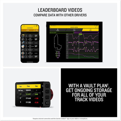 Garmin Catalyst™ 2, Racetrack Driving Performance Optimizer | Real-Time Coaching with On-Track Audio Cues, True Optimal Lap™ Technology, Detailed Performance Data, Leaderboards