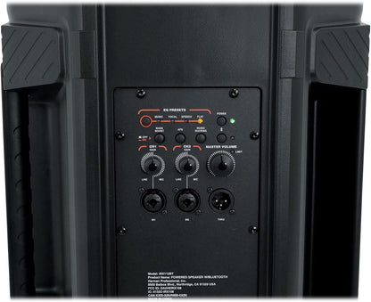JBL Professional IRX112BT Powered PA Speaker, Portable Loudspeaker with Bluetooth, 10 Inch Woofer, 1300 Watt, Mobile DJ, Musicians, Small Venues, Ceremonies and Sports Events, Black