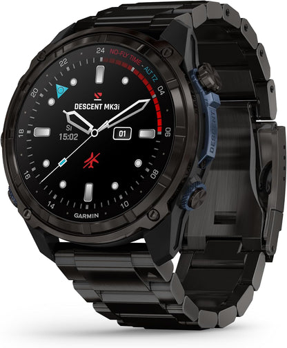 Garmin Descent™ Mk3i, Watch-Style Dive Computer, 51mm, DLC Titanium