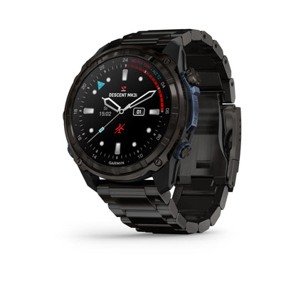 Garmin Descent™ Mk3, Watch-Style Dive Computer, 43mm, Fog Gray | Subwave Sonar Networking, Multiple Dive Modes, Dive Focused Design, Dive Readiness Tool, Built-In Flashlight, Dive Log