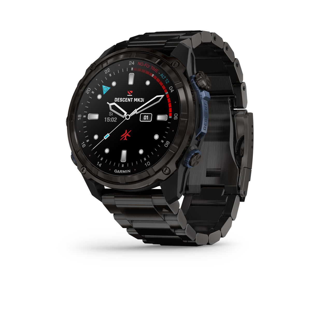 Garmin Descent™ Mk3i, Watch-Style Dive Computer, 43mm, French Gray | Subwave Sonar Networking, Multiple Dive Modes, Dive Focused Design, Dive Readiness Tool, Built-In Flashlight, Dive Log