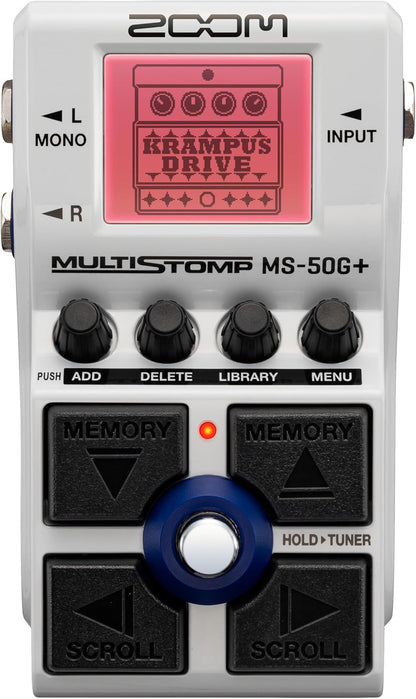 Zoom MS-50G+ MultiStomp Guitar Effects Pedal with 100+ Effects & Stereo Out
