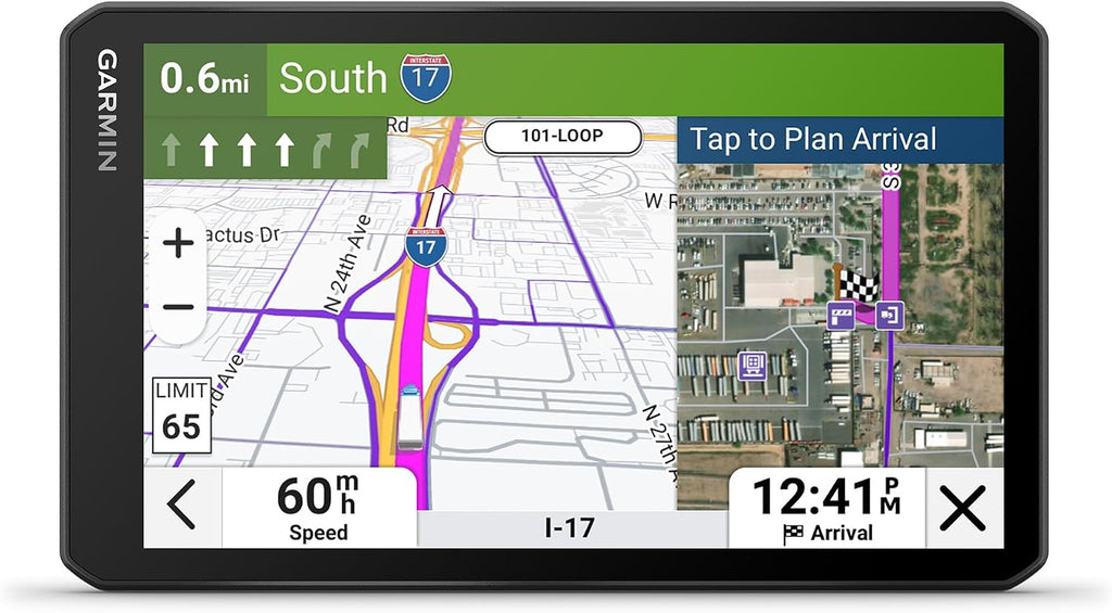 Garmin dēzl™ OTR720, Large 7” GPS Truck Navigator | Crisp High-Resolution Touchscreen Display, Expert Arrival Planning, Custom Truck Routing