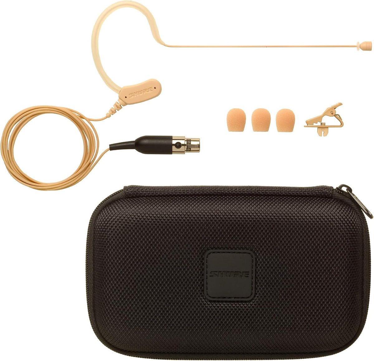 Shure Microflex MX153 Earset Headworn Microphone - Tan