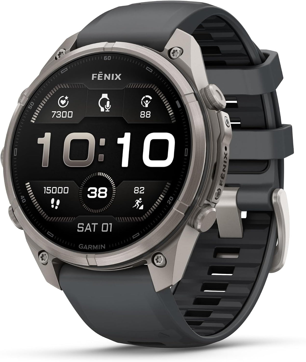 Garmin fēnix® 9 Pro, Titanium, 47mm, Graphite/Black