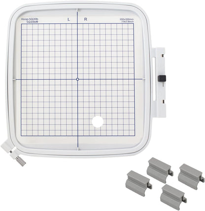 Janome Memory Craft C400E Computerized Embroidery Machine - MC400E Monogram Machine with 160 Built in Designs, 4 Hoops, and 6 Monogramming Fonts, Digital Embroidery Unit for Home, Beginners