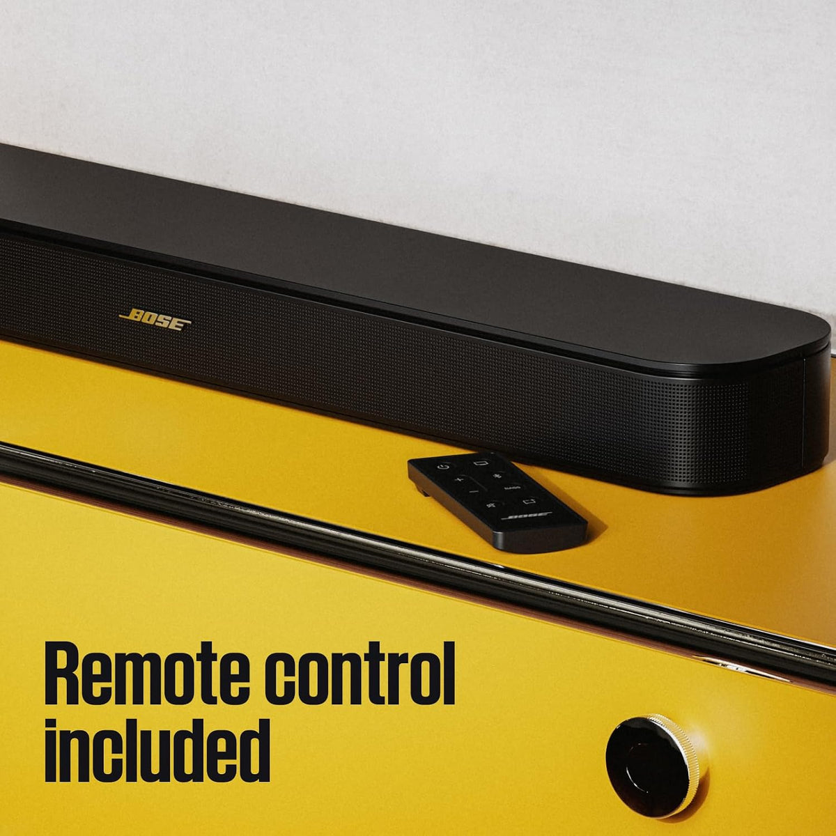 Bose TV Speaker (2nd Gen) - Compact Soundbar with Bluetooth and HDMI-ARC Connectivity, Clear Dialogue, Dolby Atmos, Deep Bass, Included Remote Control for Easy Setup, Black