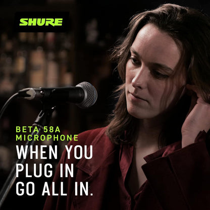 Shure BETA 58A Supercardioid Dynamic Vocal Microphone