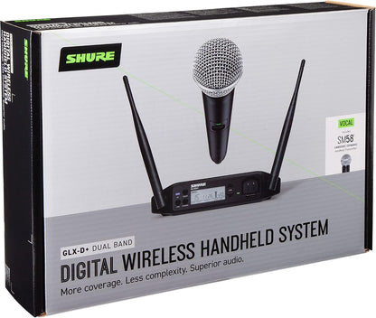 Shure GLXD24+/SM58 Digital Wireless Vocal System - Z3 Band