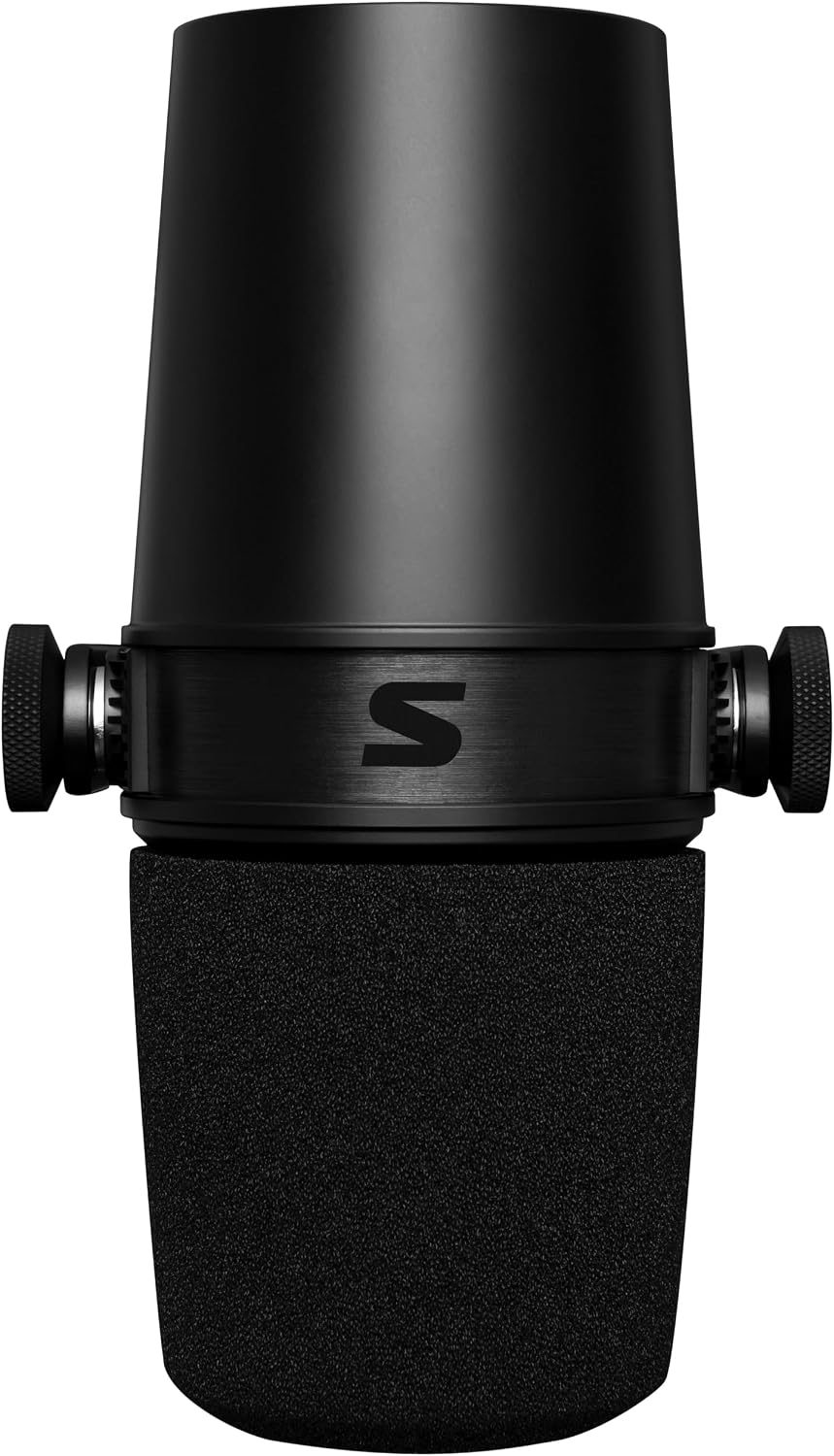 Shure MV7X XLR Dynamic Podcast & Recording Microphone - Black