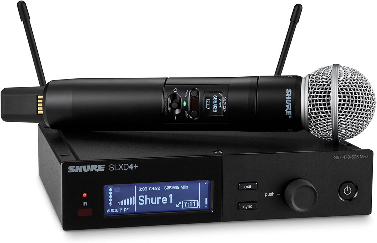 Shure SLXD24+ Wireless System with SM58 Capsule - G57 Band