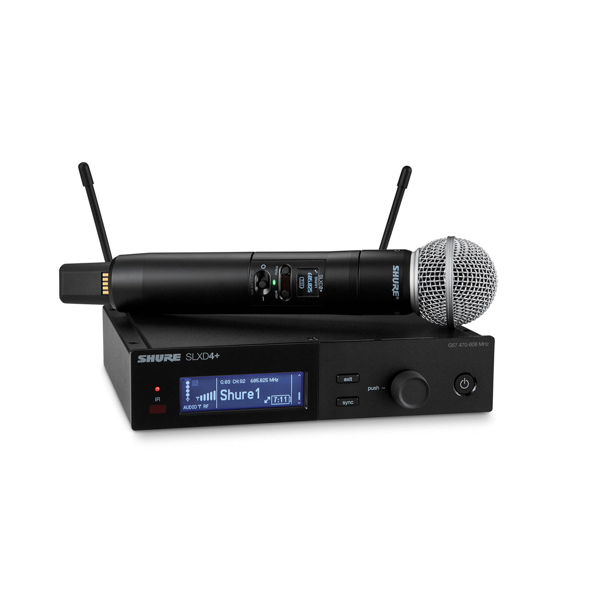 Shure SLXD24+ Wireless System with Beta58A Capsule - G57 Band