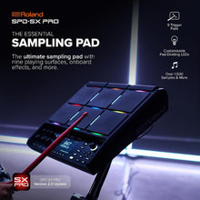 Roland SPD-SX PRO Sampling Pad | The Flagship Sampling Pad for Drummers & Other Musicians | 9 Playing Surfaces, 8 External Trigger Inputs, Color Display, Customizable Pad LEDs, Onboard FX & More