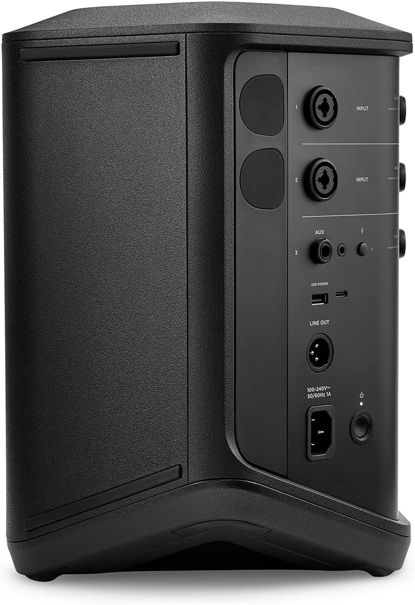 Bose S1 Pro+ All-in-One PA Speaker - Powered, Wireless PA System, Multiple Positioning Options, Ergonomic Carry Handle, Up to 11 Hours of Playtime, Black