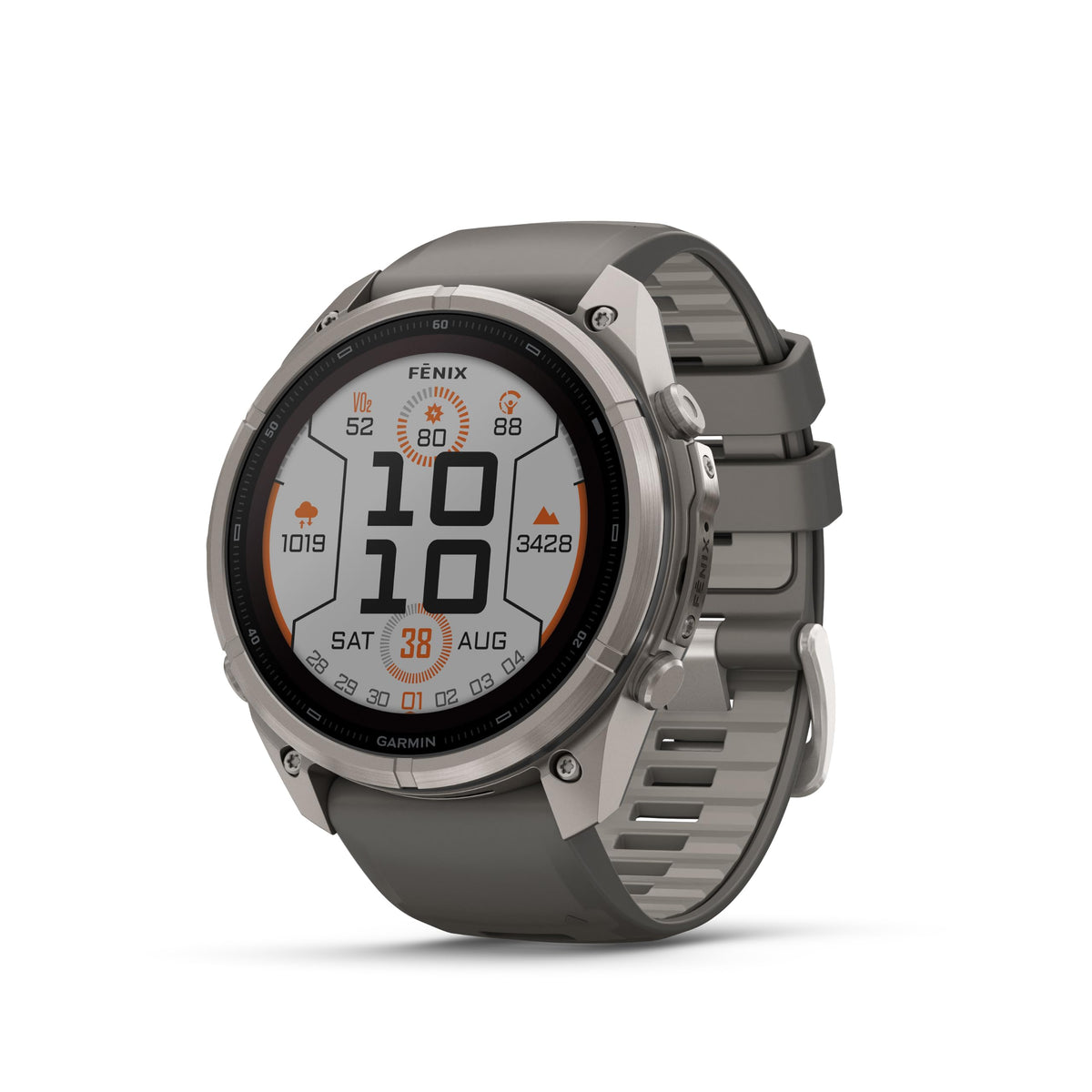 Garmin fēnix® 9 Pro, inReach®, Titanium, 51mm, Autumn Orange/Spark Orange