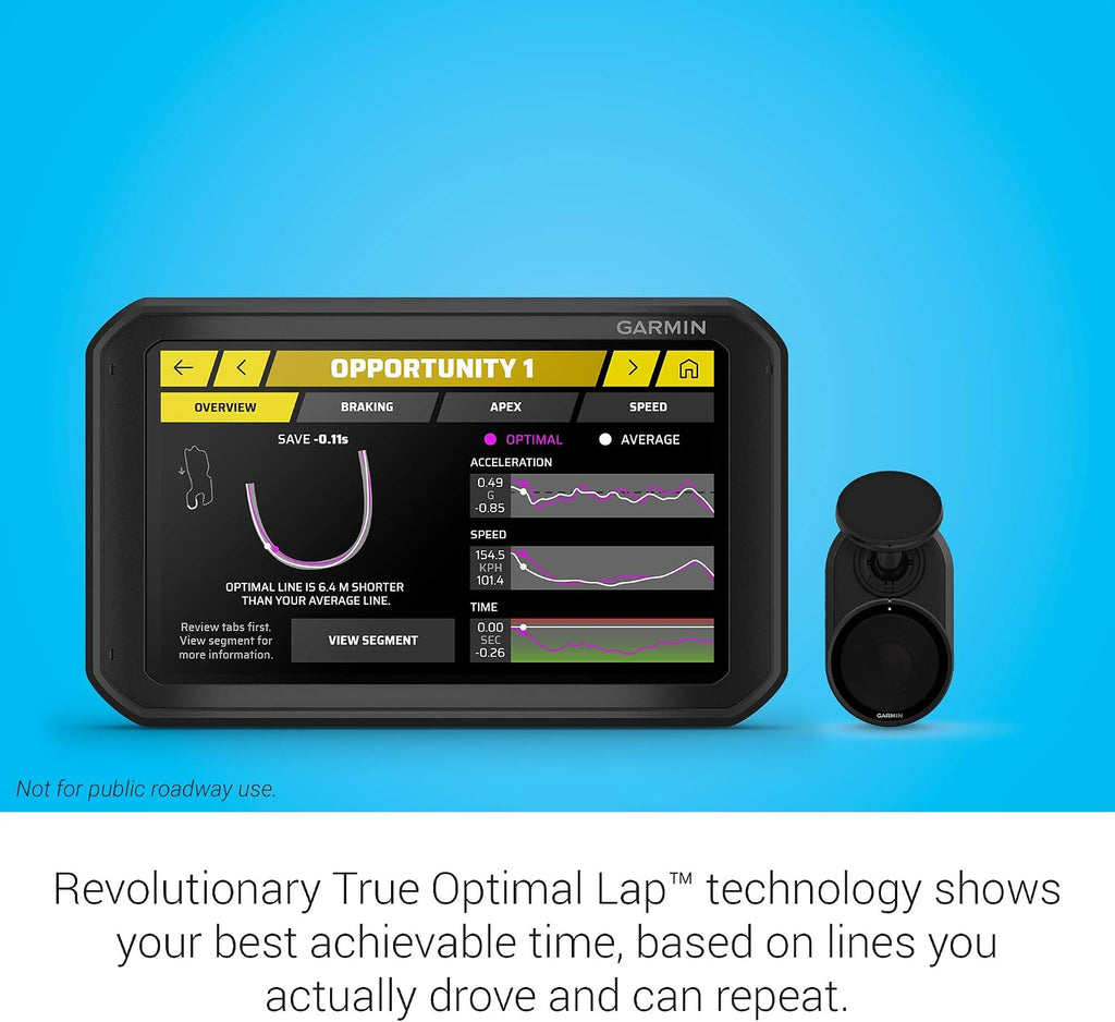 Garmin Catalyst, Driving Performance Optimizer with Real-time Coaching and Immediate Track Session Analysis, for Motorsports and High Performance Driving (010-02345-00), Black, 6.95 inch