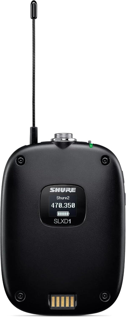 Shure SLXD124/85M Wireless Handheld and Lavalier Microphone Combo System - J52 Band