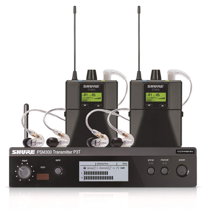 Shure PSM300 Twin Pack Pro Wireless in-Ear Monitor System - G20