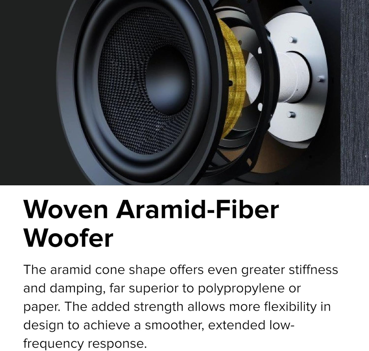 ELAC Debut 3.0 DC53-BK Center Channel Speaker, Black Ash - 1” Aluminum Dome Tweeter & Dual 5.25” Aramid Fiber Woofers - 2-Way Bass Reflex - 57Hz to 38KHz Response