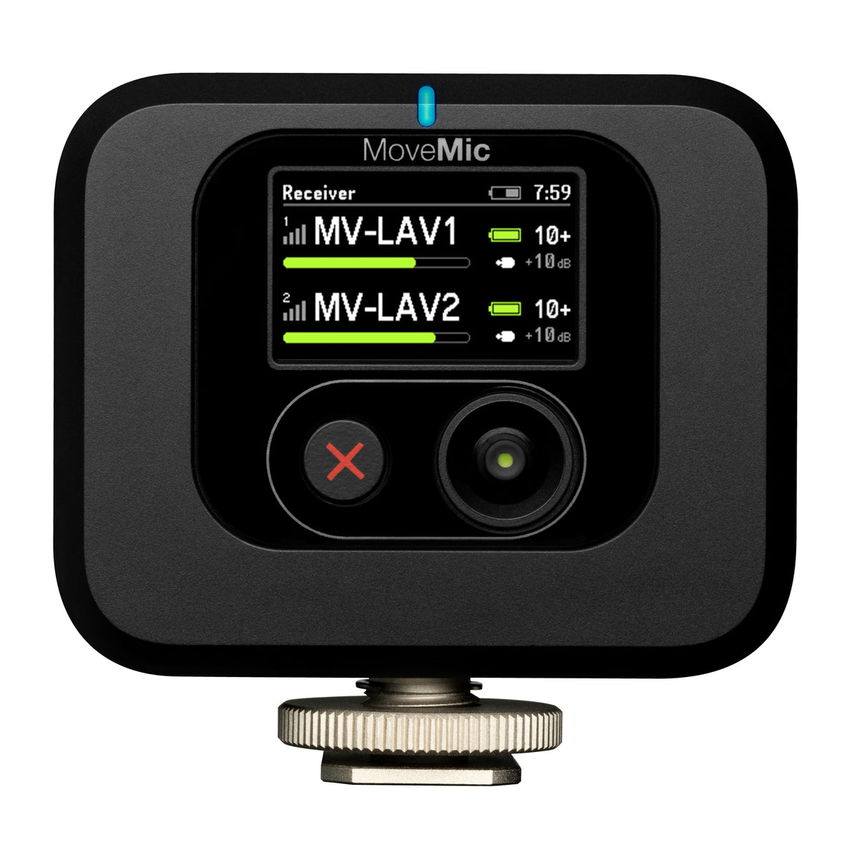Shure MoveMic One - Pro Direct to Phone Wireless Lavalier Microphone for iPhone & Android, Bluetooth Mini Mic, 24 Hours Charge, Quick Set Up, IPX4, Compact & Portable Clip Lav (MV-ONE-Z7)