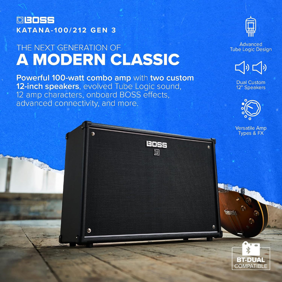BOSS Katana-100/212 Gen 3 Guitar Amplifier